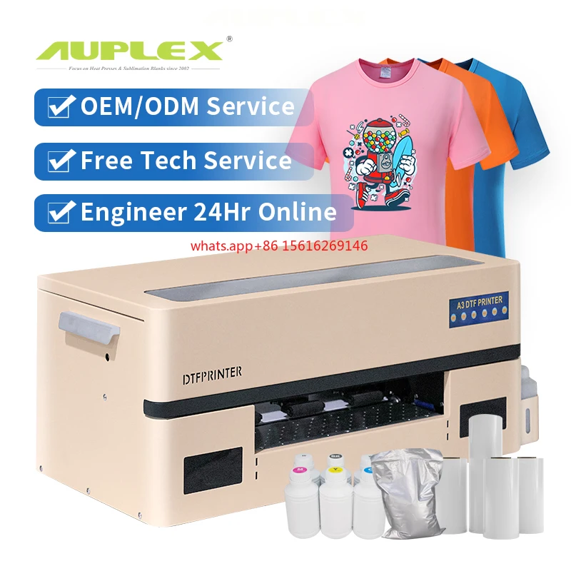 Dtf Printer T Shirt Textile Machine Digital Print PET Film Offset A3 Vinyl White Ink Jet Machine Supplier
Dtf Printer T Shirt Textile Machine Digital Print PET Film Offset A3 Vinyl White Ink Jet Machine Supplier