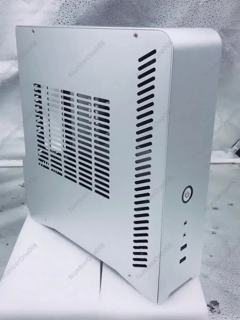 Aluminum Mini ITX Chassis for NAS & HTPC, Supports M-ATX Motherboard with 1U Flex PSU, Compact Desktop Case for Soft Routing
Aluminum Mini ITX Chassis for NAS & HTPC, Supports M-ATX Motherboard with 1U Flex PSU, Compact Desktop Case for Soft Routing