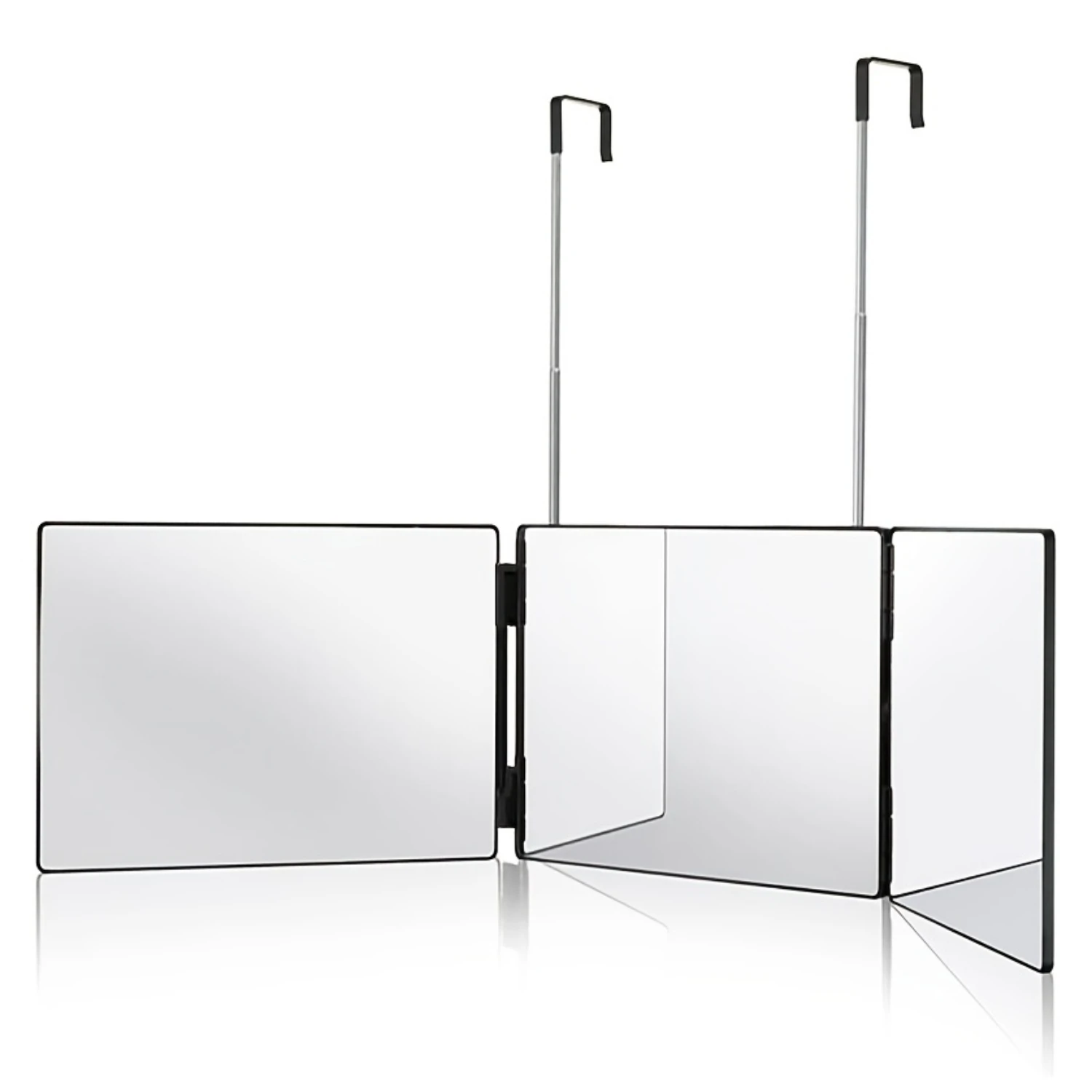 Height Adjustable Tri-fold Makeup Mirror for Shaving - Easy Hair Styling and Grooming - 3 Way Self Hair Cutting Mirror with Adju
Height Adjustable Tri-fold Makeup Mirror for Shaving - Easy Hair Styling and Grooming - 3 Way Self Hair Cutting Mirror with Adju