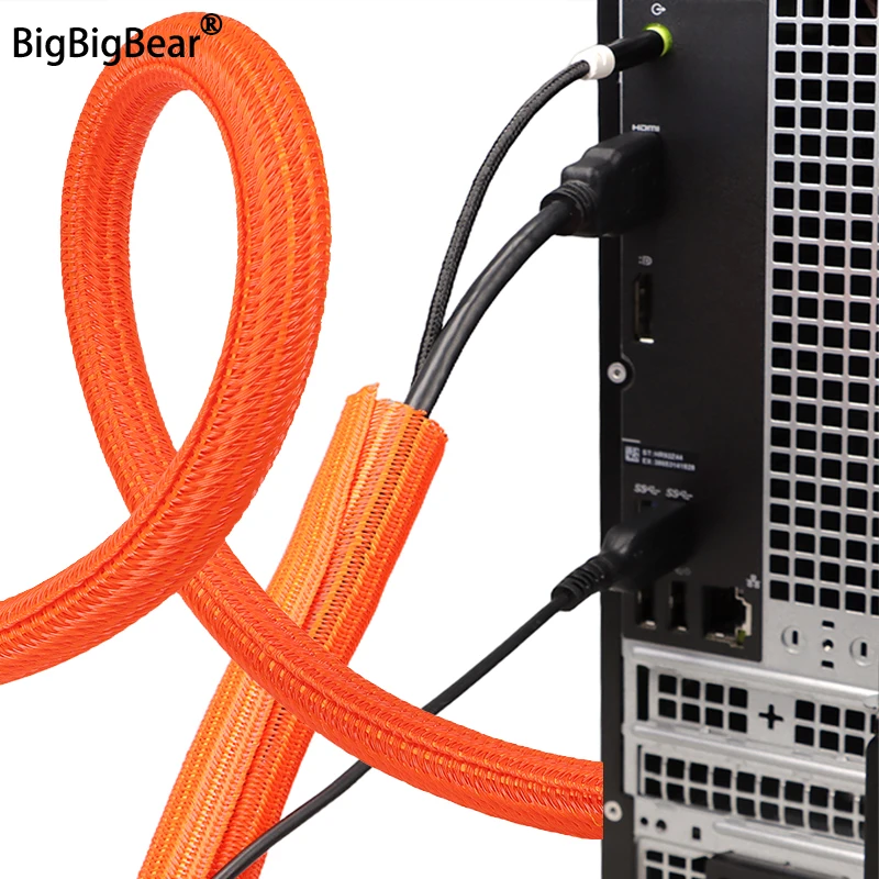 1~50m Cable Sleeves Orange 3 5 8 10 13 16 19 25mm Self-Closed PET Braided USB Power Cord Wire Protection Sheath Split Sleeve
1~50m Cable Sleeves Orange 3 5 8 10 13 16 19 25mm Self-Closed PET Braided USB Power Cord Wire Protection Sheath Split Sleeve