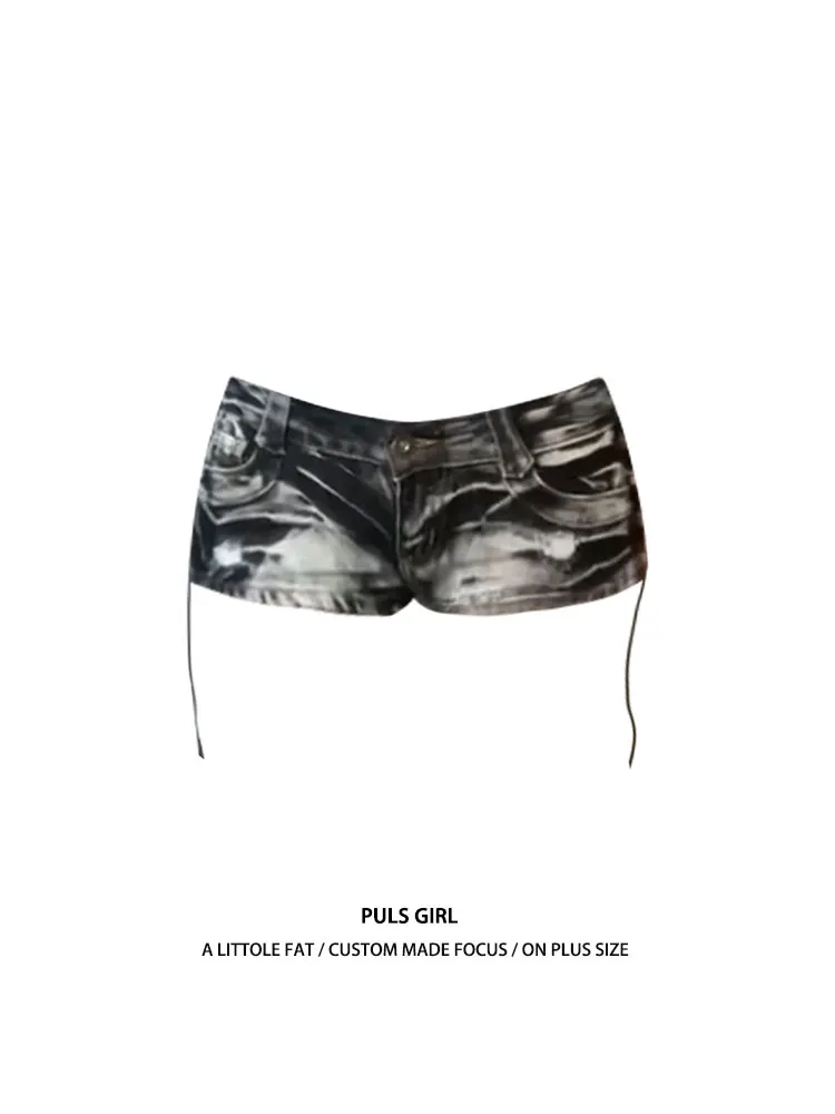 Low Waist Denim Shorts Women's Summer New Style Sexy Washed Tie American Hot Pants Retro Fashion Casual Pear Shape Fit Shorts
Low Waist Denim Shorts Women's Summer New Style Sexy Washed Tie American Hot Pants Retro Fashion Casual Pear Shape Fit Shorts