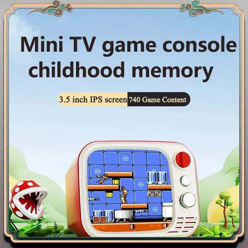 A46M-H7 Retro Nostalgic TV Game Console 3.5Inch Screen 740 Classic Game Nostalgic Home TV Game Controller
A46M-H7 Retro Nostalgic TV Game Console 3.5Inch Screen 740 Classic Game Nostalgic Home TV Game Controller