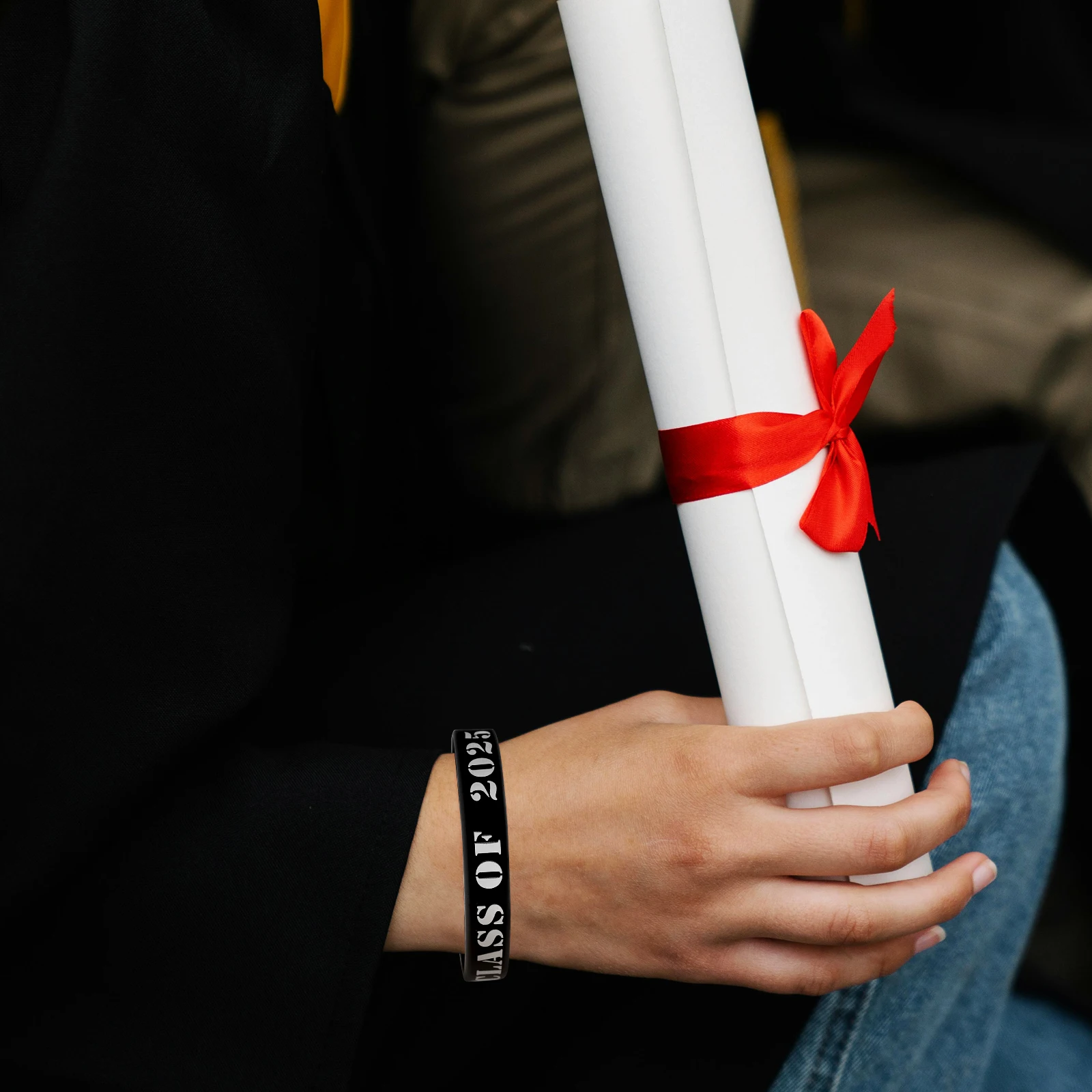 25pcs Graduation Silicone Bracelets Durable Elastic Wristbands for Class Parties School Supplies Decorative Keepsakes
25pcs Graduation Silicone Bracelets Durable Elastic Wristbands for Class Parties School Supplies Decorative Keepsakes