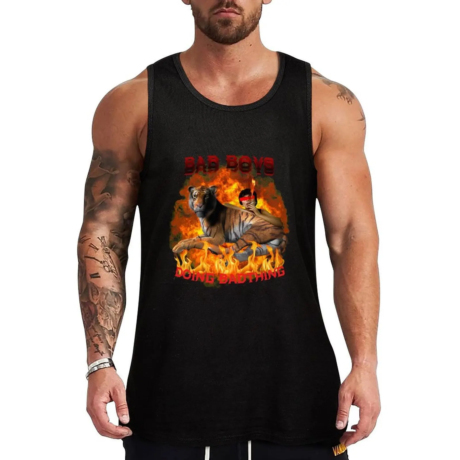 bad boys doing bad things flame ver Tank Top Top Men's gym clothing t-shirt for man
bad boys doing bad things flame ver Tank Top Top Men's gym clothing t-shirt for man