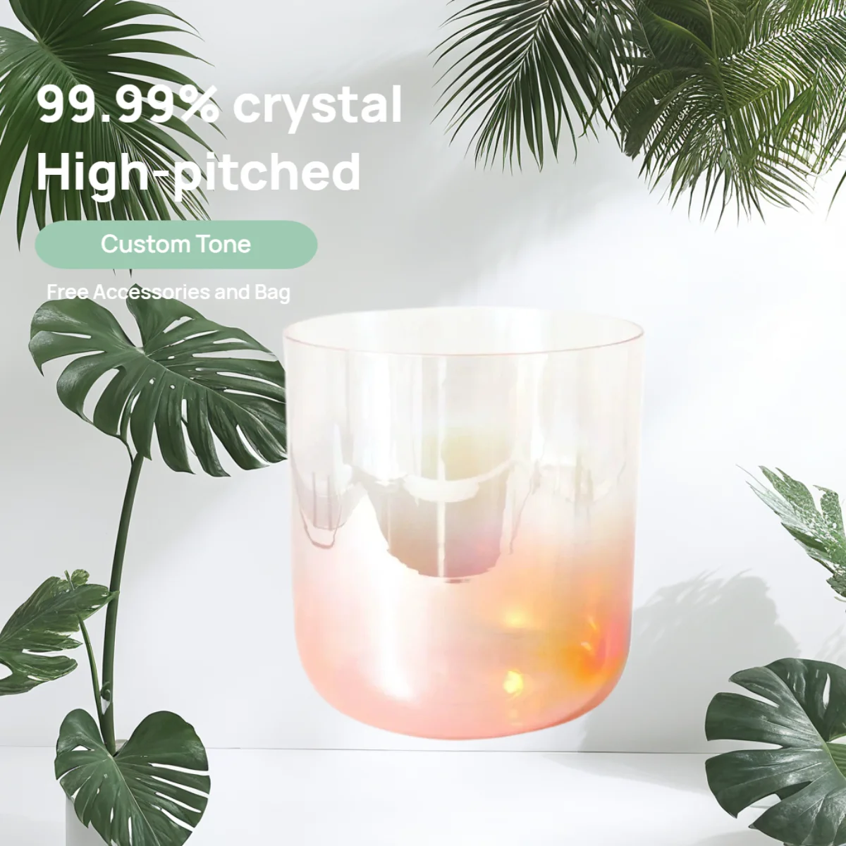 Clear Quartz Singing Bowl for Yoga Meditation Professional Relax Crystal Bowls Portable Handheld Music Bowl
Clear Quartz Singing Bowl for Yoga Meditation Professional Relax Crystal Bowls Portable Handheld Music Bowl