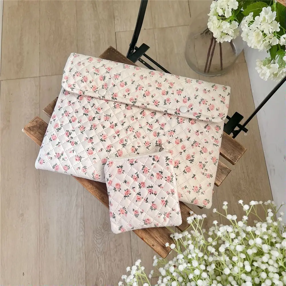 Quilted Design Laptop Bag Cotton Fabric Flower Printed Tablet Sleeve Case 9-11 13.3 14 inch Laptop Sleeve for Lenovo Dell Laptop
Quilted Design Laptop Bag Cotton Fabric Flower Printed Tablet Sleeve Case 9-11 13.3 14 inch Laptop Sleeve for Lenovo Dell Laptop