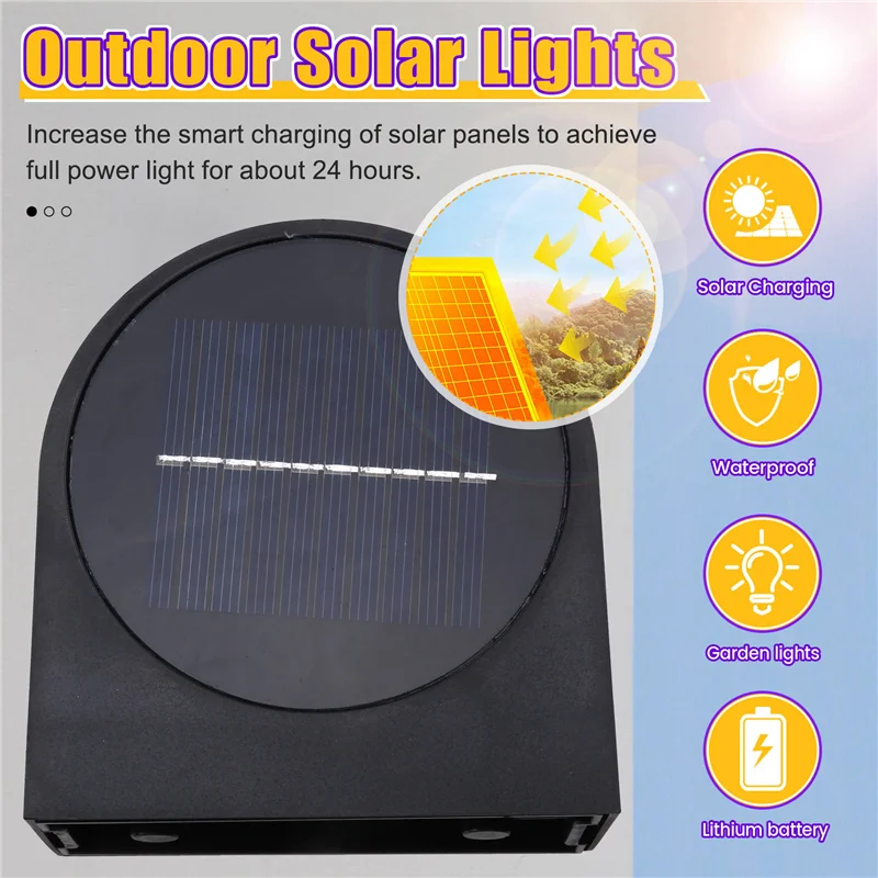 A23I-Solar Waterproof Wall Lights Street Porch Garden Lights Porch Garden Lights Corridor Landscaping Decorative Lights Roundnes
A23I-Solar Waterproof Wall Lights Street Porch Garden Lights Porch Garden Lights Corridor Landscaping Decorative Lights Roundnes