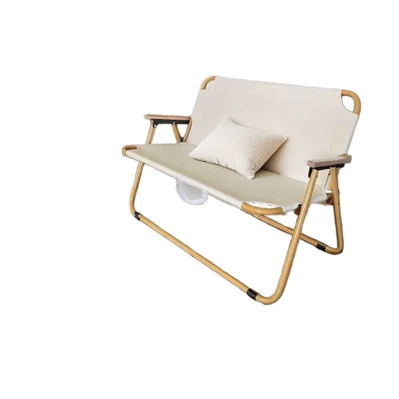 Camping double folding chair household simple small sofa couple double chair
Camping double folding chair household simple small sofa couple double chair