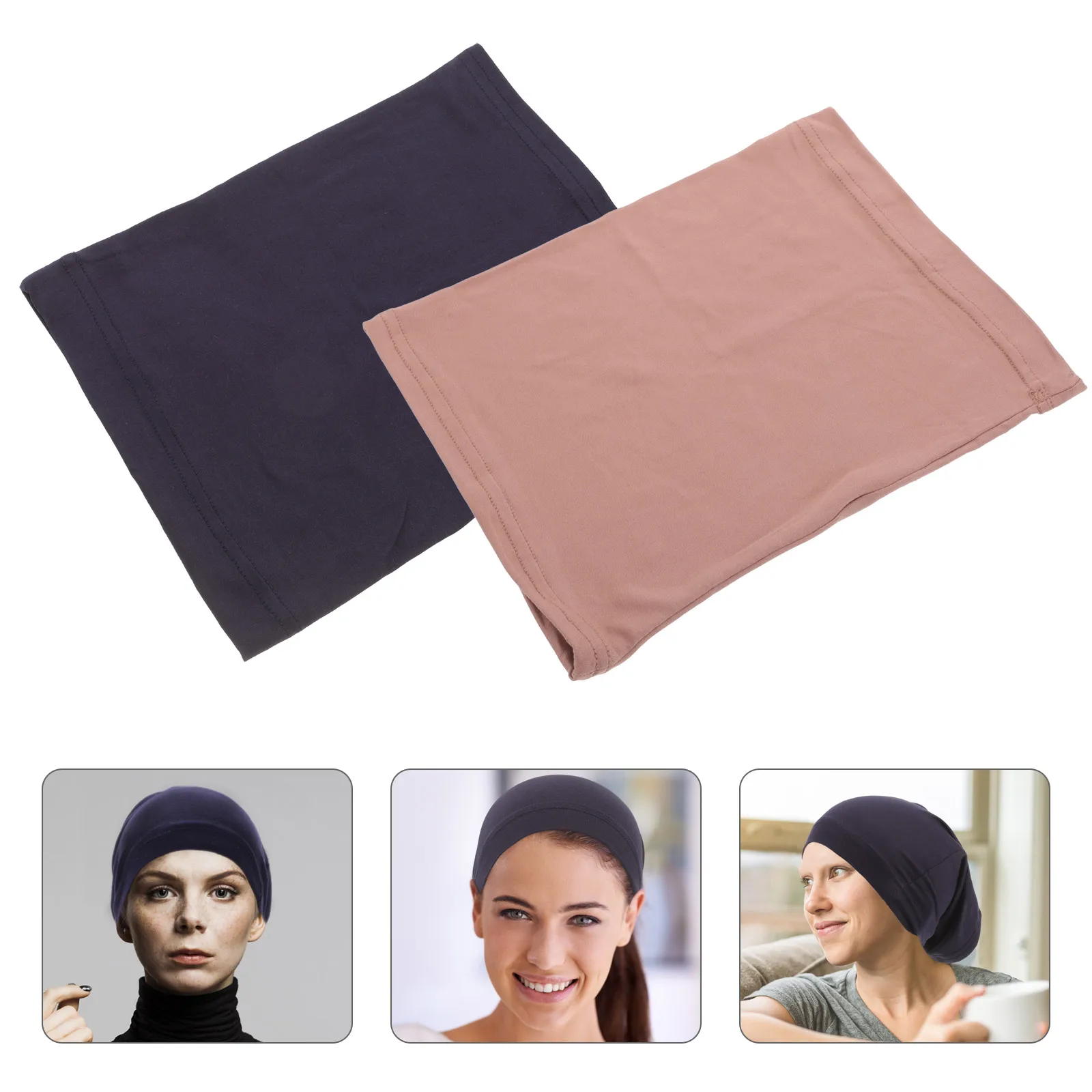 2pcs Hijab Base Cap Women Under Scarf Tube Cap Islamic Neck Cover Arab Style Stretchy Reusable Headwear For All Seasons Blue 
2pcs Hijab Base Cap Women Under Scarf Tube Cap Islamic Neck Cover Arab Style Stretchy Reusable Headwear For All Seasons Blue