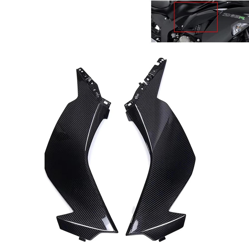 For Kawasaki ZX6R 636 ZX-6R 2024 2025 Motorcycle Pure Full Carbon Fiber Side Fairing Cover Panels Cowl Fairing Kits
For Kawasaki ZX6R 636 ZX-6R 2024 2025 Motorcycle Pure Full Carbon Fiber Side Fairing Cover Panels Cowl Fairing Kits