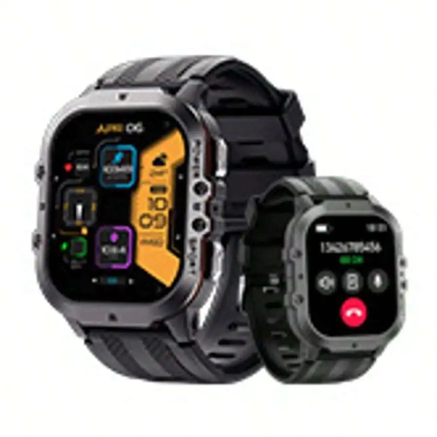 OUKITEL Military Smart Watches For Men Answer/Make Calls With Bluetooth, 1.96'' AMOLED Rugged Waterproof Smart Watch With 100+
OUKITEL Military Smart Watches For Men Answer/Make Calls With Bluetooth, 1.96'' AMOLED Rugged Waterproof Smart Watch With 100+