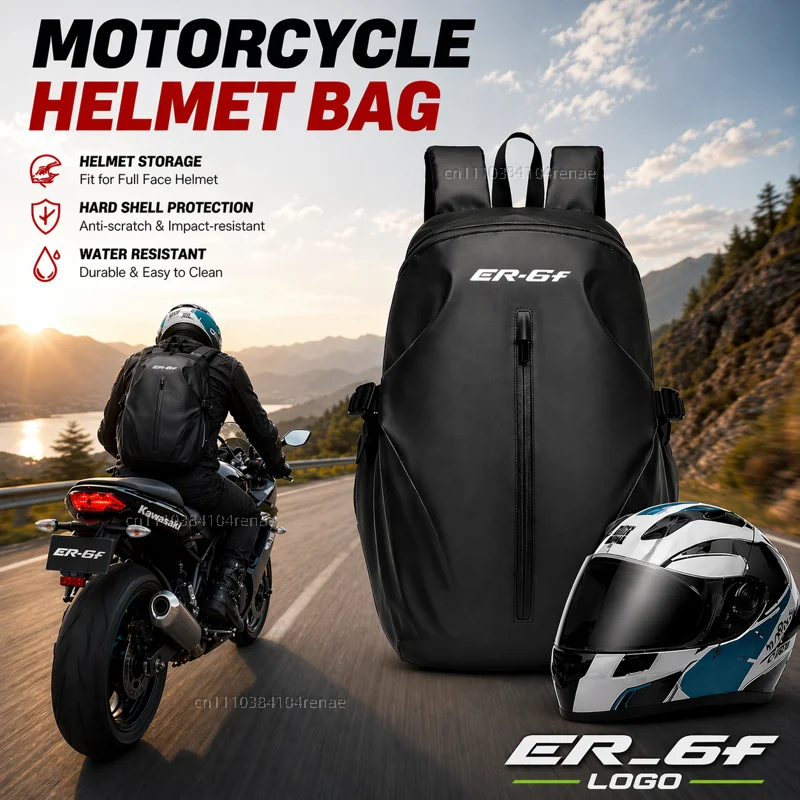 Knight Backpack Motorcycle Helmet Bag Travel Equipment Waterproof Large Capacity For Kawasaki ER-6F ER6F 2009-2016 ER6 F 2015
Knight Backpack Motorcycle Helmet Bag Travel Equipment Waterproof Large Capacity For Kawasaki ER-6F ER6F 2009-2016 ER6 F 2015