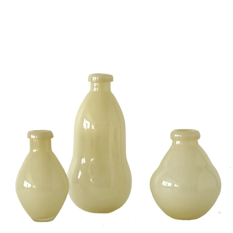 Idyllic small mouth aromatherapy vase hydroponic green plant dried flower tabletop dining table living room home glass bottle
Idyllic small mouth aromatherapy vase hydroponic green plant dried flower tabletop dining table living room home glass bottle