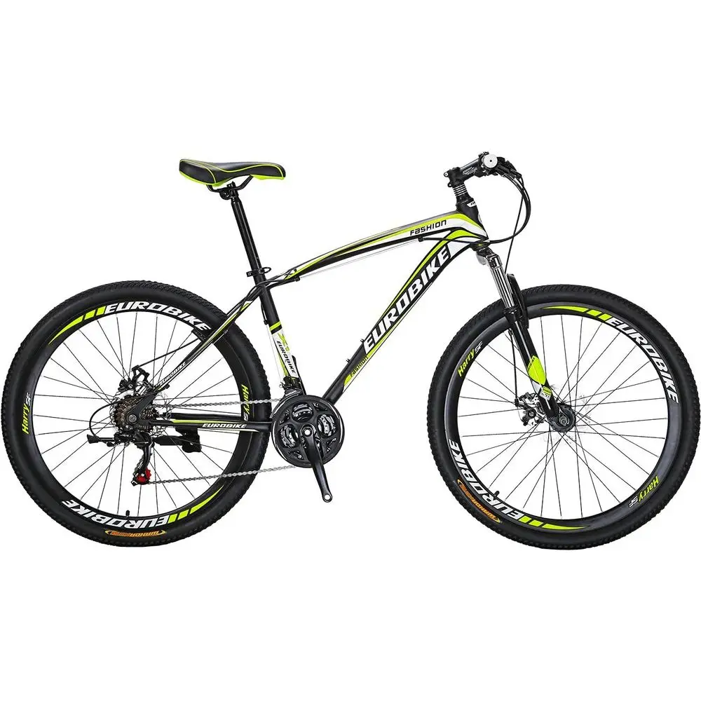 27.5 Dual Disc Brakes 21-Speed Mountain Bike with Front Suspension - Red Aluminum Rims
27.5 Dual Disc Brakes 21-Speed Mountain Bike with Front Suspension - Red Aluminum Rims