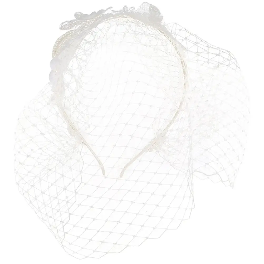 Lace Veil Bridal Fascinators Women Tea Party Fashion Polyester Headband Hat Hair Accessories for Weddings Dressy Styles
Lace Veil Bridal Fascinators Women Tea Party Fashion Polyester Headband Hat Hair Accessories for Weddings Dressy Styles