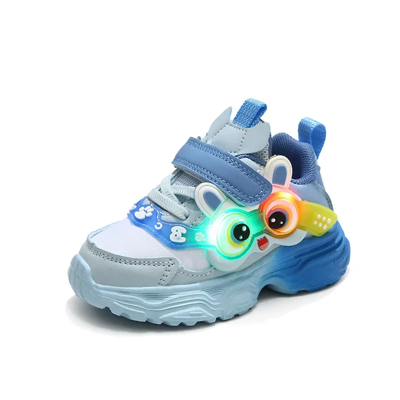 Cute Rabbit Children Shoes Press Sensing Luminous Sneakers Baby Toddler Shoes Light Leather Sport Running Shoe for Kids Footwear
Cute Rabbit Children Shoes Press Sensing Luminous Sneakers Baby Toddler Shoes Light Leather Sport Running Shoe for Kids Footwear
