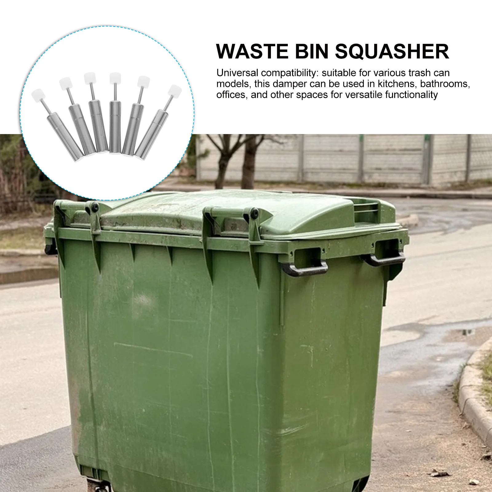 6pcs Trash Can Closing Damper Replacement Parts Soft Close Damping Device Steel Nylon Quiet Closure Universal Fit For
6pcs Trash Can Closing Damper Replacement Parts Soft Close Damping Device Steel Nylon Quiet Closure Universal Fit For