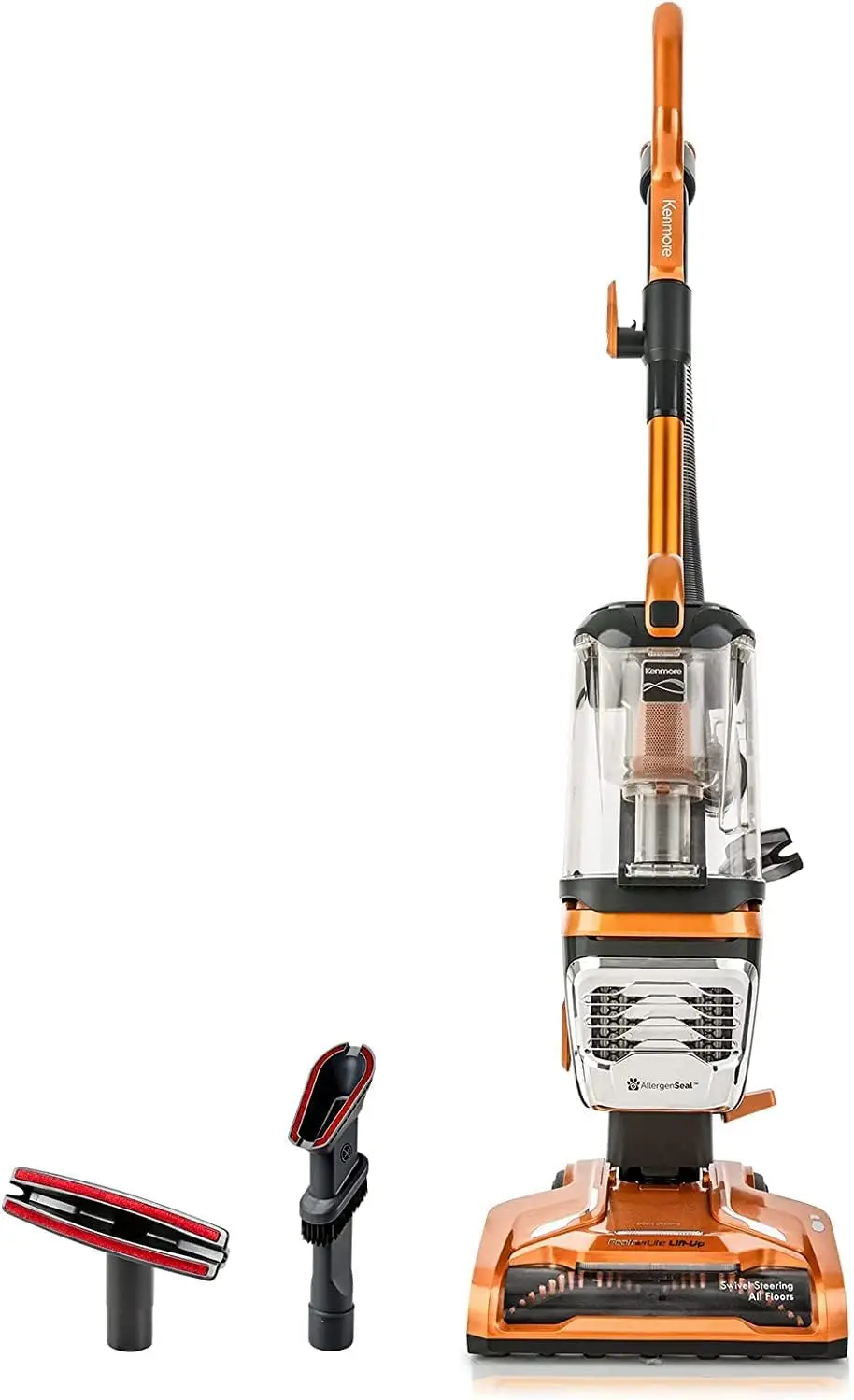 Lightweight Bagless Upright Vacuum with HEPA Filter, 2-Motor Power Suction, Swivel Headlight, Lift-Up Technology for Carpet & Hard Floor, Pet Hair, Orange
Lightweight Bagless Upright Vacuum with HEPA Filter, 2-Motor Power Suction, Swivel Headlight, Lift-Up Technology for Carpet & Hard Floor, Pet Hair, Orange