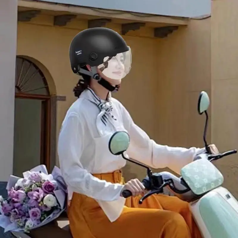 Hard Hat Cycling Hard Hat Motorcycle Headgear Sun Protection Electric Motorcycle Supplies Open Face Headgear For Biking Riding
Hard Hat Cycling Hard Hat Motorcycle Headgear Sun Protection Electric Motorcycle Supplies Open Face Headgear For Biking Riding