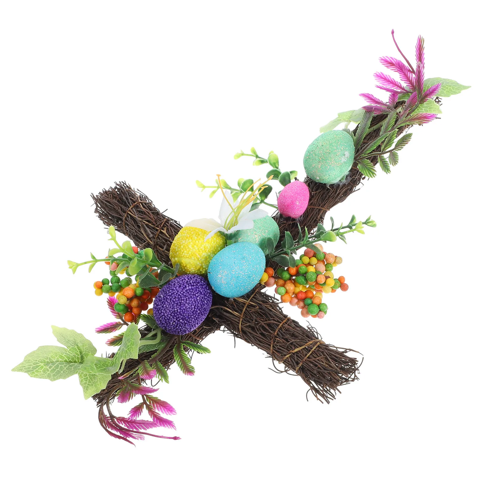 Cross Easter Rattan Wreath Small Size Indoor Outdoor Front Door Wall Hanging Party Decor Spring Door Decor Farmhouse Wreath
Cross Easter Rattan Wreath Small Size Indoor Outdoor Front Door Wall Hanging Party Decor Spring Door Decor Farmhouse Wreath