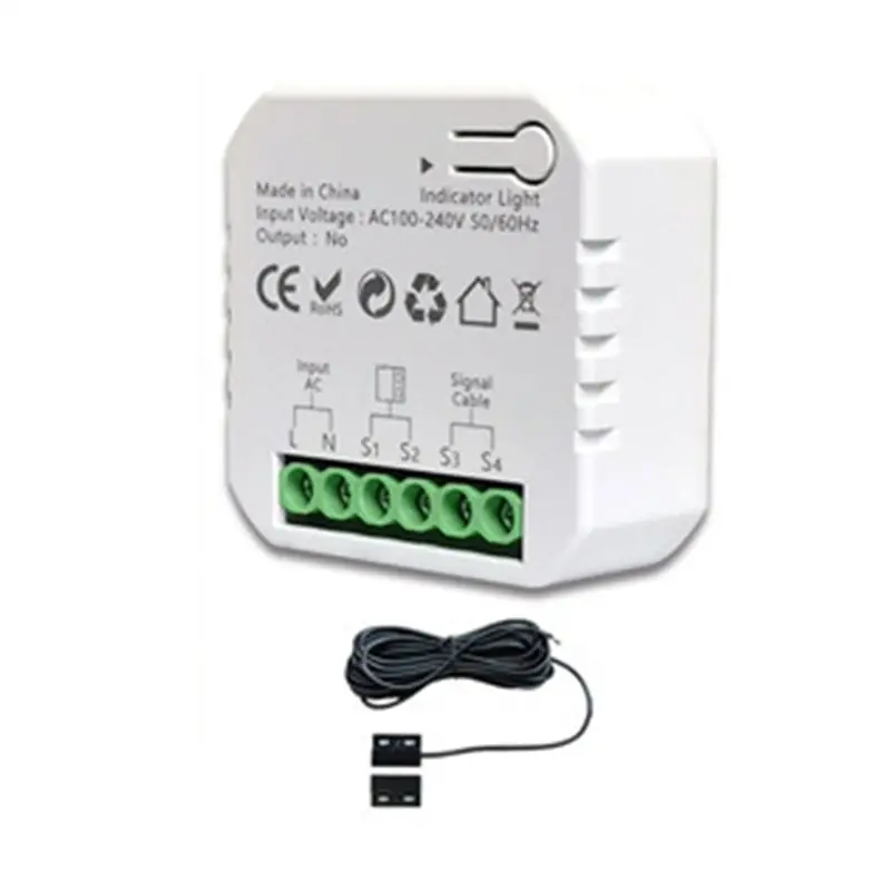 FFYY-Tuya Smart Zigbee Garage Door Controller Sliding Gate App Remote Controller Garage Door Controller