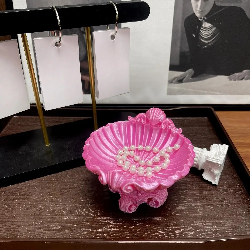 Elegant Bow 3D Printed Jewelry Tray Sweet Decorative Sofa-shaped Ring Holder Creative Baroque Style Shell Shape Jewelry Tray
Elegant Bow 3D Printed Jewelry Tray Sweet Decorative Sofa-shaped Ring Holder Creative Baroque Style Shell Shape Jewelry Tray