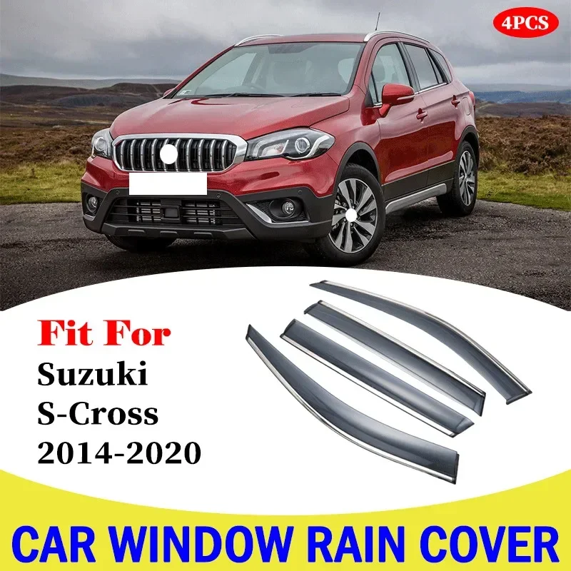 For Suzuki S-Cross 2014-2020 Car Rain Shield Window Visor Deflectors Awning Trim Exterior Car-Styling Rain Shield Accessories
For Suzuki S-Cross 2014-2020 Car Rain Shield Window Visor Deflectors Awning Trim Exterior Car-Styling Rain Shield Accessories