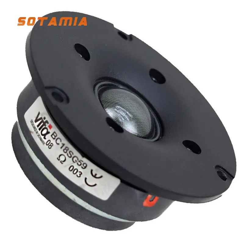 SOTAMIA 1PCS Tweeter 94mm Fever Grade Imported Silk Film Dual Magnetic Tweeter Audio Speaker Bluetooth Sound Box
SOTAMIA 1PCS Tweeter 94mm Fever Grade Imported Silk Film Dual Magnetic Tweeter Audio Speaker Bluetooth Sound Box