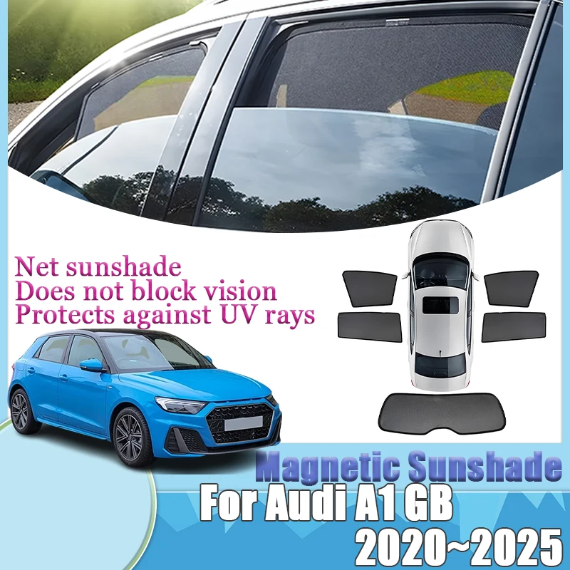 For Audi A1 GB 2020-2025 Mesh Magnetic Sunshades Windshield Visors Sun Shade Anti-UV Protection Curtain Privacy Auto Accessories
For Audi A1 GB 2020-2025 Mesh Magnetic Sunshades Windshield Visors Sun Shade Anti-UV Protection Curtain Privacy Auto Accessories