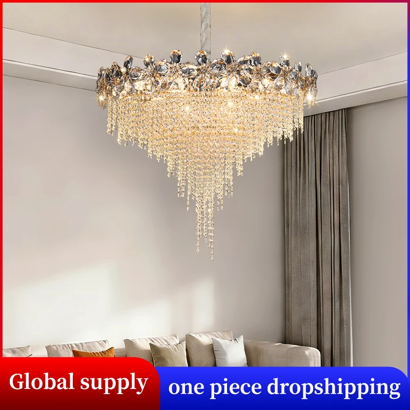 Crystal Chandelier Pendants Living Room Pendant Light Dining Room Hanging Lamp Over the Dining Table Nordic Style Chandeliers
Crystal Chandelier Pendants Living Room Pendant Light Dining Room Hanging Lamp Over the Dining Table Nordic Style Chandeliers