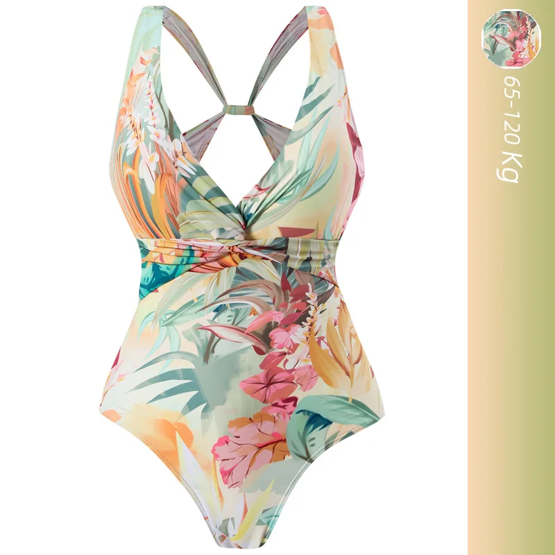 Faionable Sexy Large Size Monokini Two-Piece Set Hot Spring Sensation Deep V Bal Slimming Swimwear Casual Sle for Women
Faionable Sexy Large Size Monokini Two-Piece Set Hot Spring Sensation Deep V Bal Slimming Swimwear Casual Sle for Women