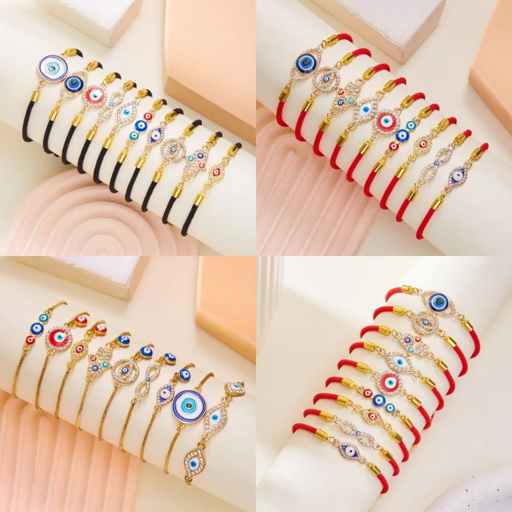 Colorful Evil Eye Braided Bracelet Set, Lucky Protection Handmade Adjustable Rope Chain Boho Stack Amulet Jewelry Gift
Colorful Evil Eye Braided Bracelet Set, Lucky Protection Handmade Adjustable Rope Chain Boho Stack Amulet Jewelry Gift