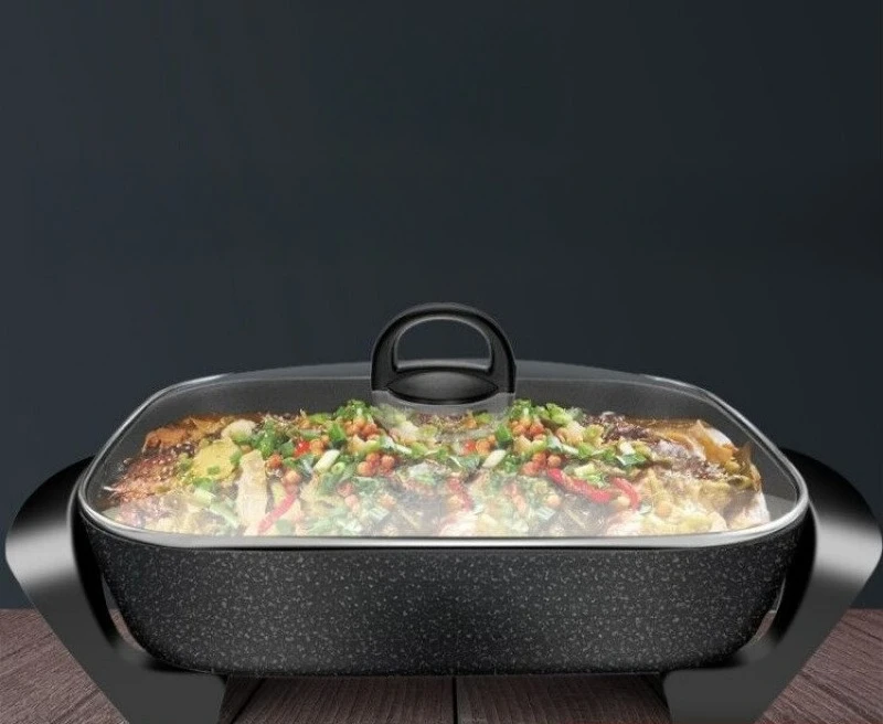 Grilled fish, multi-functional, electric hot pot, household electric pot
Grilled fish, multi-functional, electric hot pot, household electric pot