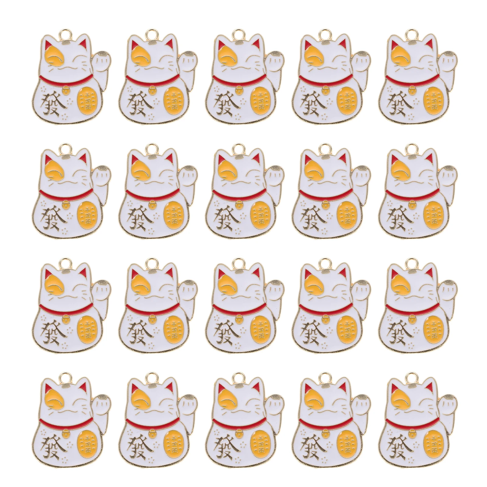 20 Pcs Lucky Cat Keychain Alloy Charms Cartoon DIY Pendant Decorative Bag School Keyring Charm Craft Popular Accessories
20 Pcs Lucky Cat Keychain Alloy Charms Cartoon DIY Pendant Decorative Bag School Keyring Charm Craft Popular Accessories