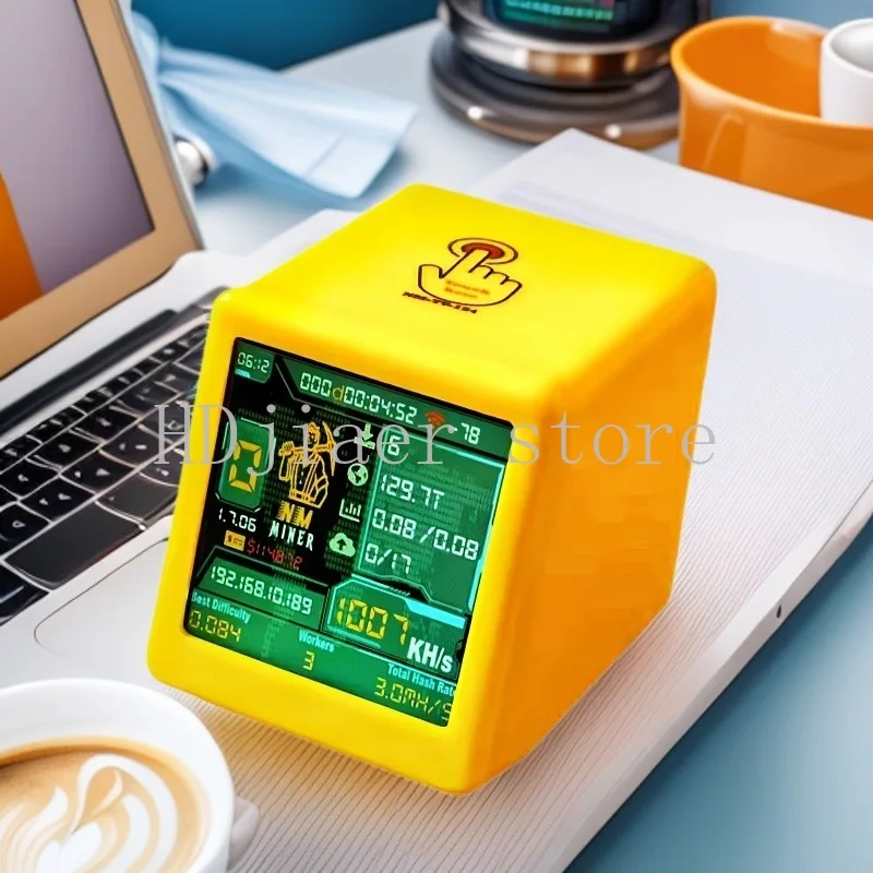 NerdMiner TV Mining Device - Low Power Consumption, Unlimited Solo Mode, 1024KH Hash Rate
NerdMiner TV Mining Device - Low Power Consumption, Unlimited Solo Mode, 1024KH Hash Rate