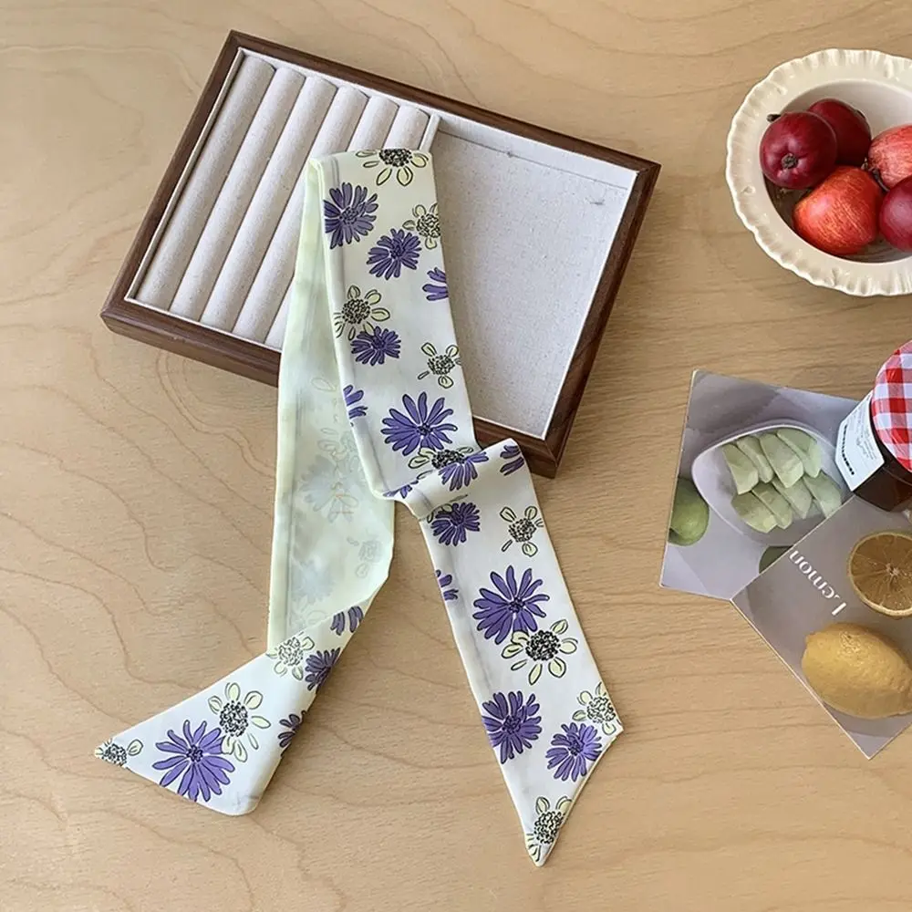 Fashion Ribbon Floral Scarf Printed Retro Scarf Headband Neckerchief Hair Accessories Long Scarves Sun Hat Trim Decoration
Fashion Ribbon Floral Scarf Printed Retro Scarf Headband Neckerchief Hair Accessories Long Scarves Sun Hat Trim Decoration