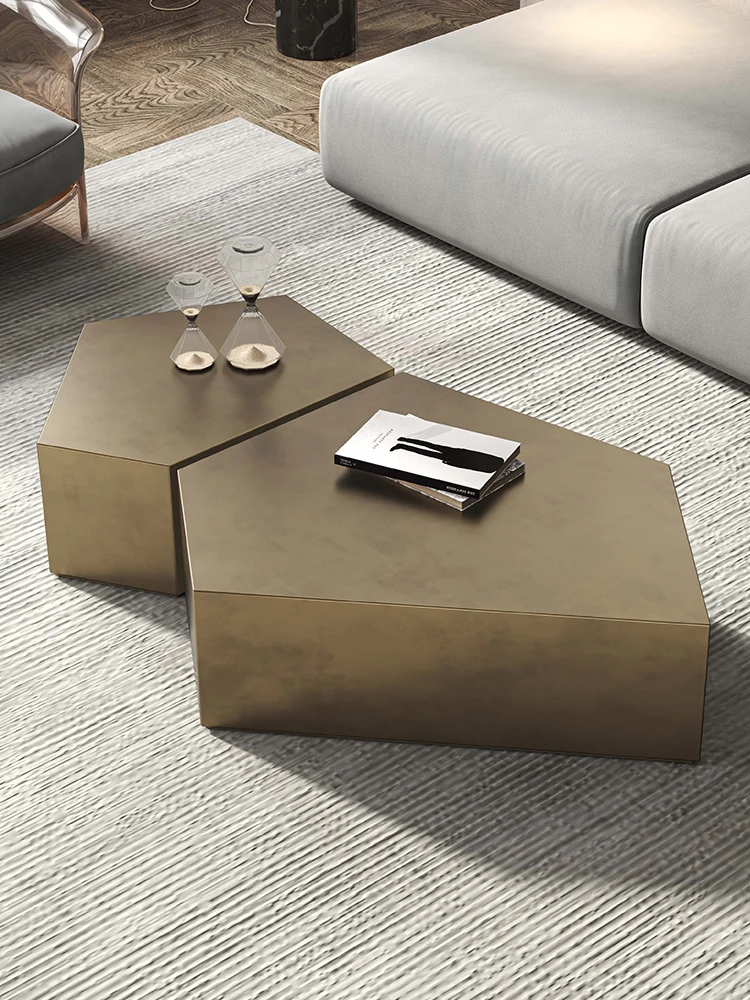 Modern minimalist coffee table combination designer creative stainless steel living room irregular coffee table table table
Modern minimalist coffee table combination designer creative stainless steel living room irregular coffee table table table