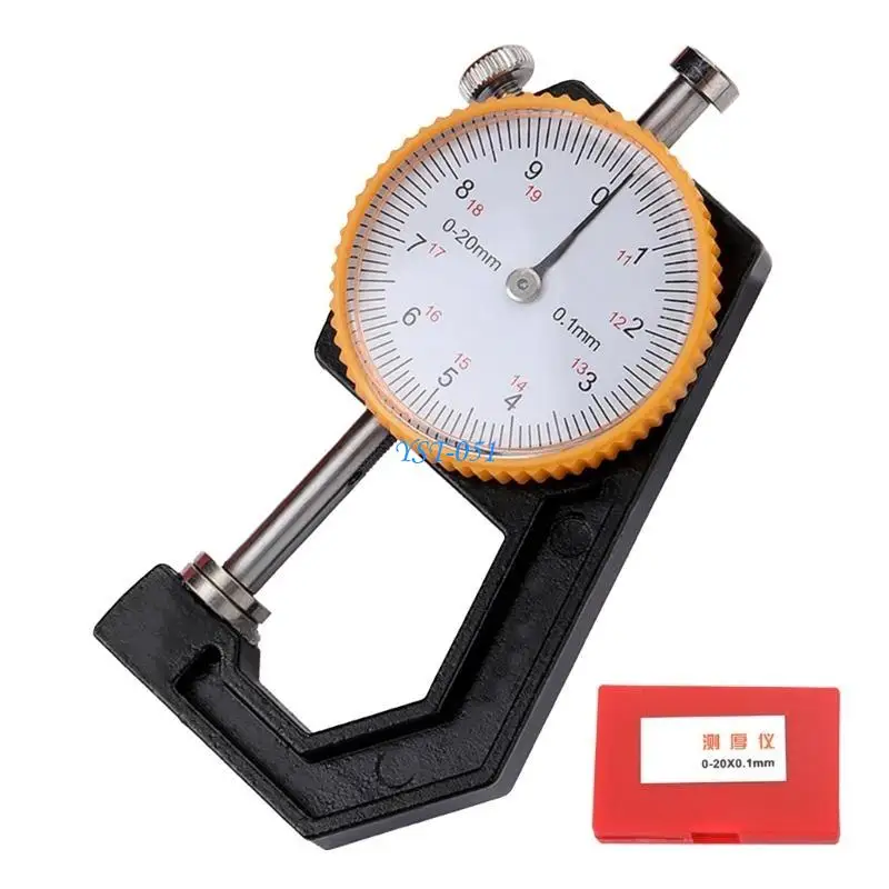 E15A Thickness Gauge 0-20mm Ranges Dials for Leather and Cloth Measurement
E15A Thickness Gauge 0-20mm Ranges Dials for Leather and Cloth Measurement