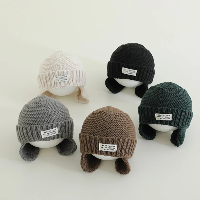 Cute Winter Warm Kids Baby Hats Girl Boys Knit Caps Solid Color Ear Protection Hats Soft Newborn Bonnet Kids Accessories
Cute Winter Warm Kids Baby Hats Girl Boys Knit Caps Solid Color Ear Protection Hats Soft Newborn Bonnet Kids Accessories 