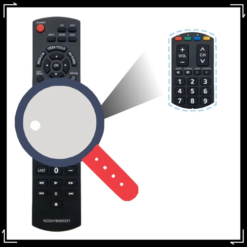 N2QAYB000321 Remote Control Replacement for Panasonic TV TC-L42U12 TC-P42C1 TC-P42S1 TC-P42U1 TC-P42X1 TC-P46S1 TC-P46U1
N2QAYB000321 Remote Control Replacement for Panasonic TV TC-L42U12 TC-P42C1 TC-P42S1 TC-P42U1 TC-P42X1 TC-P46S1 TC-P46U1