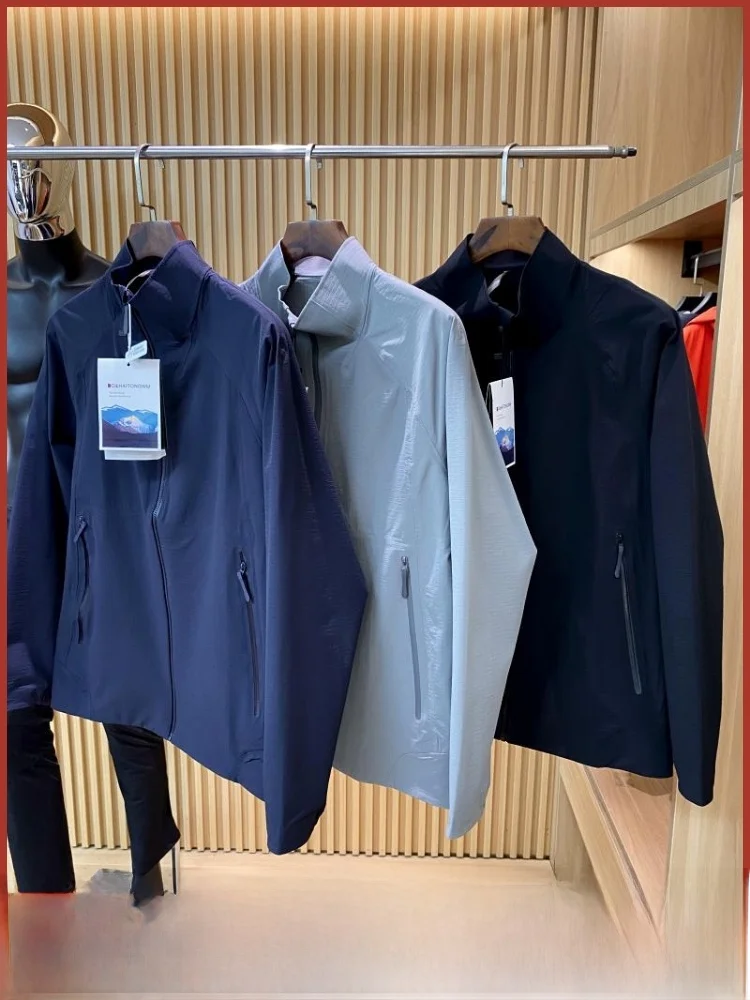 Busin Series Waterproof Outdoor Soft ell Jaet Casual Commute Stand Collar Zipper Men's Coat Stand Fit Youth Trend
Busin Series Waterproof Outdoor Soft ell Jaet Casual Commute Stand Collar Zipper Men's Coat Stand Fit Youth Trend