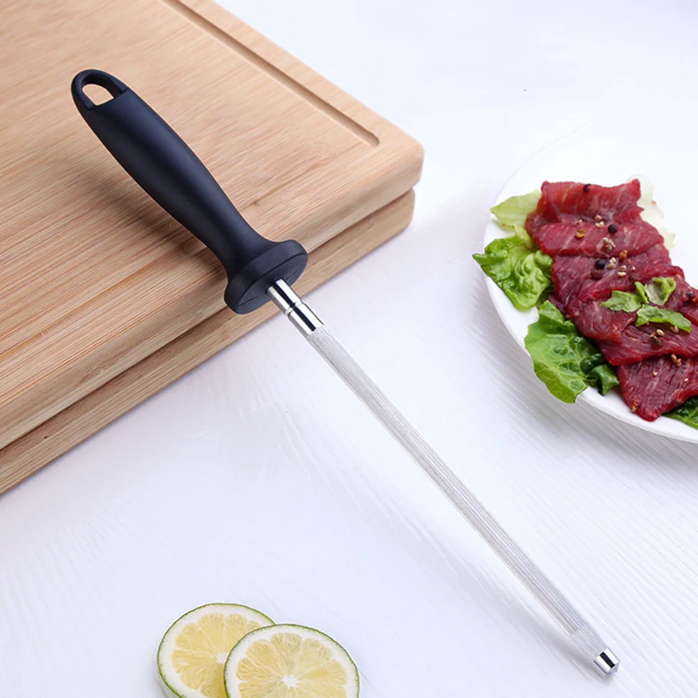 33cm Carbon Steel Sharpener Professional Honing Rod Easy to Use for Home Kitchen Restaurant Ergonomic Handle High Efficiency
33cm Carbon Steel Sharpener Professional Honing Rod Easy to Use for Home Kitchen Restaurant Ergonomic Handle High Efficiency
