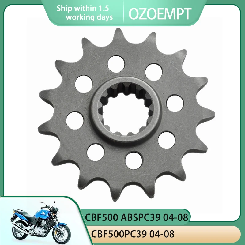 Передняя Звездочка мотоцикла OZOEMPT 525-15T, подходит для CBF500PC39 04-08 CBF500 ABSPC39 04-08
Передняя Звездочка мотоцикла OZOEMPT 525-15T, подходит для CBF500PC39 04-08 CBF500 ABSPC39 04-08