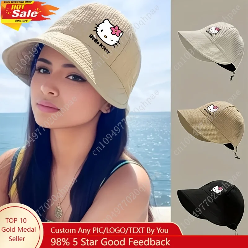 Sanrio Hello Kitty Adjustable Sun Hat with Hello Kitty Face Iconic Print Wide Brim Lightweight Suitable for Outdoor Beach
Sanrio Hello Kitty Adjustable Sun Hat with Hello Kitty Face Iconic Print Wide Brim Lightweight Suitable for Outdoor Beach