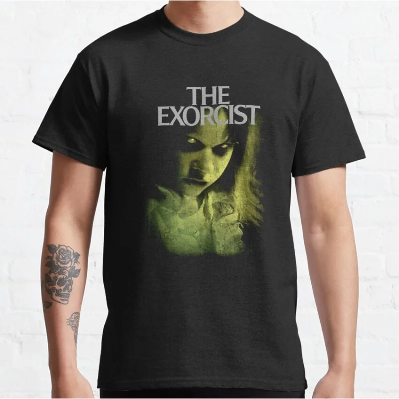 Green Regan Vintage Horror movie The Exorcist Scary Halloween Gift t shirt Retro Scream print graphic clothing Large size Tops
Green Regan Vintage Horror movie The Exorcist Scary Halloween Gift t shirt Retro Scream print graphic clothing Large size Tops