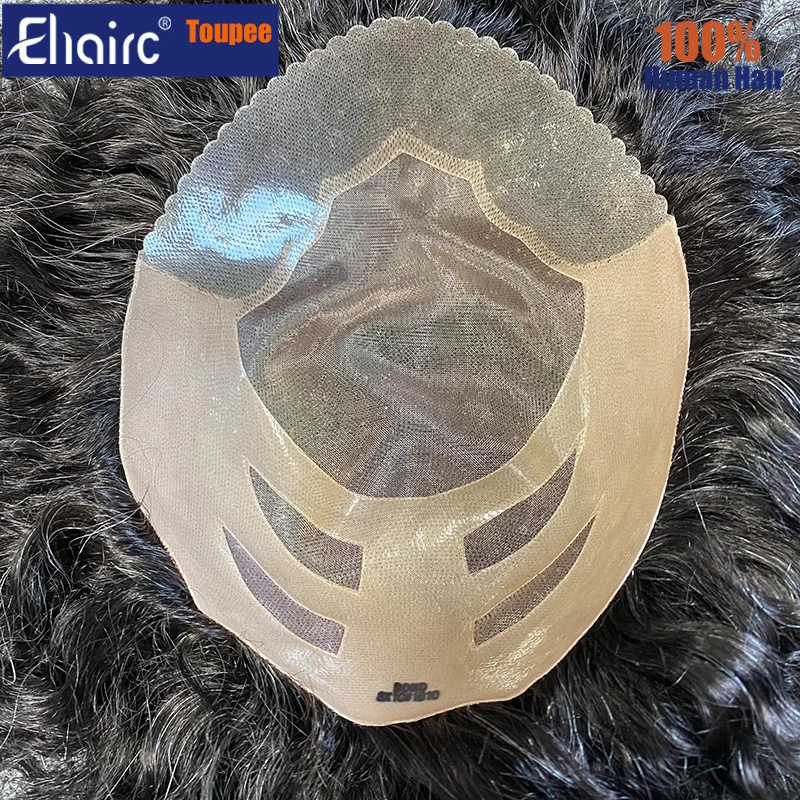 Natural Curly Durable NPu Toupee Man Wig Male Hair Prosthesis MONO Lace Toupee Men's Wig Natural Human Hair Wigs For Men
Natural Curly Durable NPu Toupee Man Wig Male Hair Prosthesis MONO Lace Toupee Men's Wig Natural Human Hair Wigs For Men