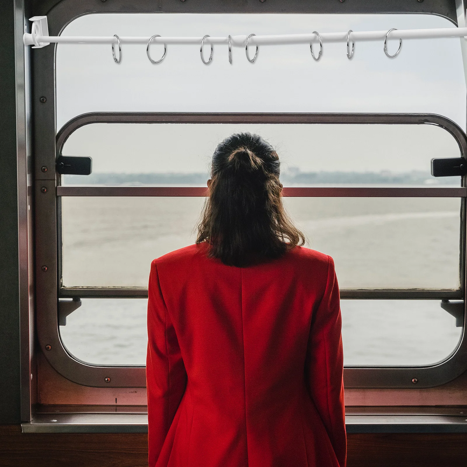 1Set Tension Curtain Rod Adjustable 40-70cm Spring Loaded No Drilling Shower Kitchen Bathroom Window Door Closet Rod
1Set Tension Curtain Rod Adjustable 40-70cm Spring Loaded No Drilling Shower Kitchen Bathroom Window Door Closet Rod