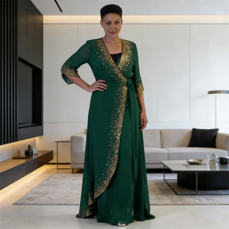 Diamonds Femme Musulmane Ensembles Dubai Abaya Turkey Kaftan Ramadan Eid Kimono Cardigan Islam Jalabiya Caftan Dress Muslim Sets
Diamonds Femme Musulmane Ensembles Dubai Abaya Turkey Kaftan Ramadan Eid Kimono Cardigan Islam Jalabiya Caftan Dress Muslim Sets