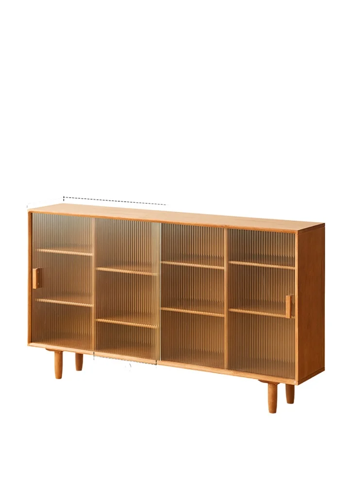 Short solid wood bookcase integrated storage against the wall bookshelf storage lattice cabinet
Short solid wood bookcase integrated storage against the wall bookshelf storage lattice cabinet