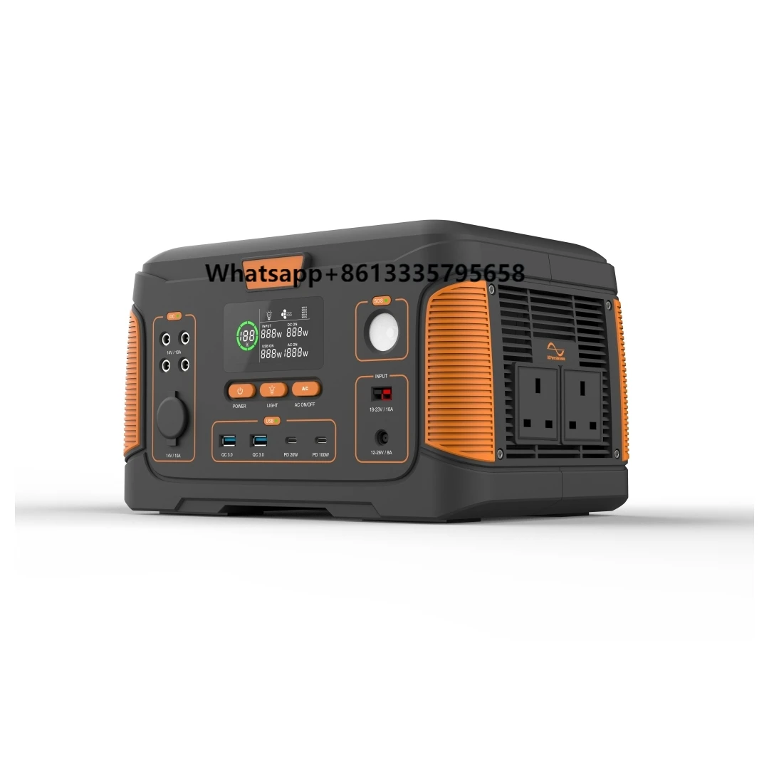 Portable Power Station 500W Output 444Wh Capacity AC Outlet USB Ports Solar Charging Generator for Home Camping Emergency Use
Portable Power Station 500W Output 444Wh Capacity AC Outlet USB Ports Solar Charging Generator for Home Camping Emergency Use